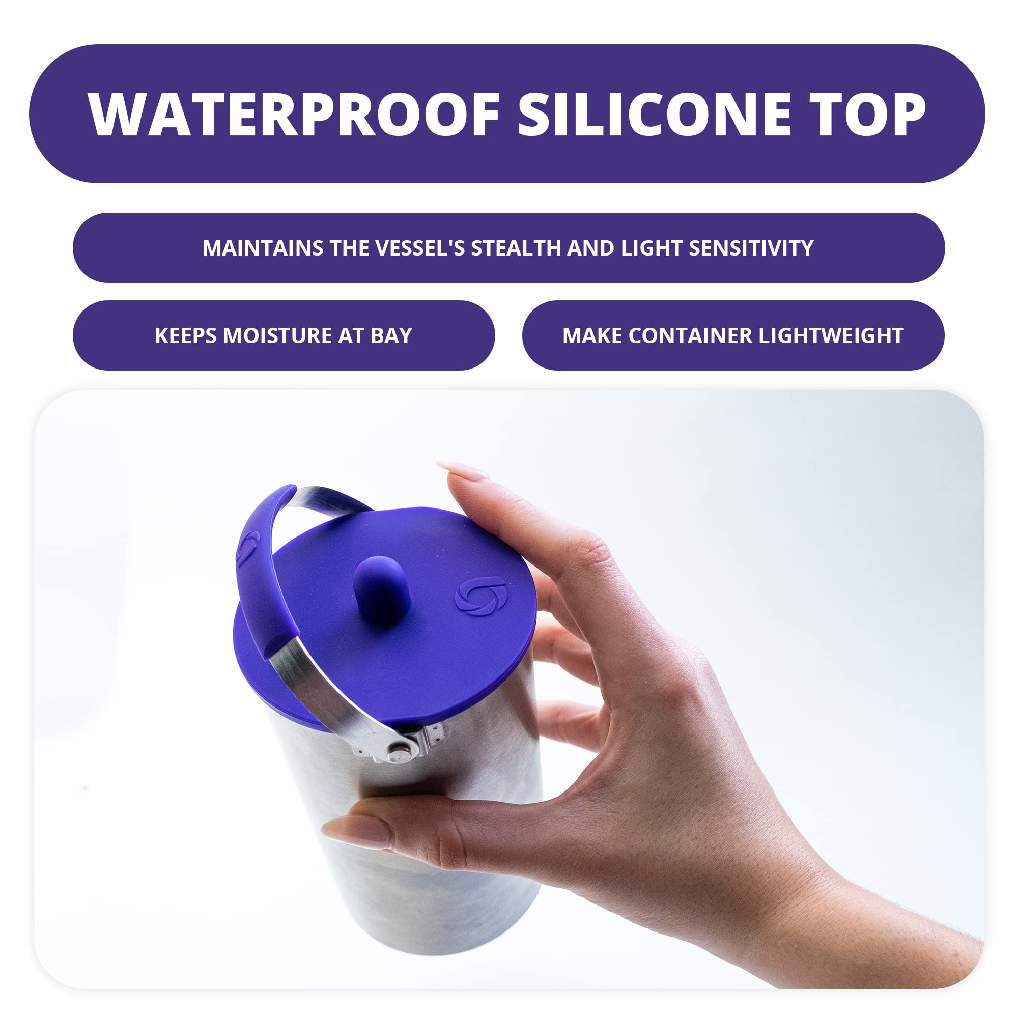 Ardent FX Vessel Recipiente de Almacenamiento Multifuncional: Simplifica el Proceso de Cocción de Hierbas Secas, Organiza y Protege tus Creaciones de Forma Discreta, Compatible con los Dispositivos