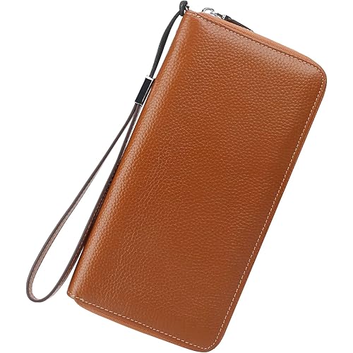 Lavemi Small Compact Women Wallet RFID Blocking Genuine Leather Bifold Purse with ID Windows