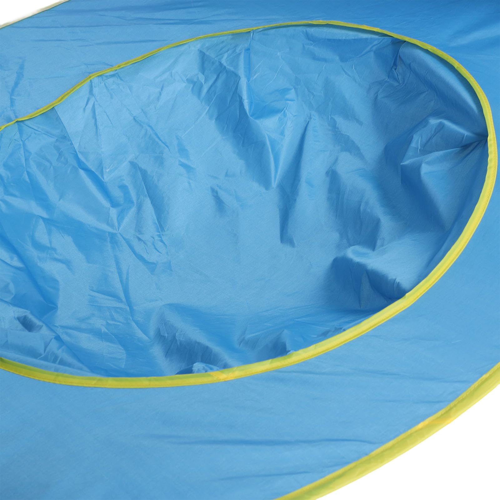 Tente de Plage, Abri Solaire Escamotable avec UPF 50+ et Piscine pour bébé Intégrée, Tente de Plage Légère et Portable pour bébé, Tout-Petits, Voyage et Camping (Blue)
