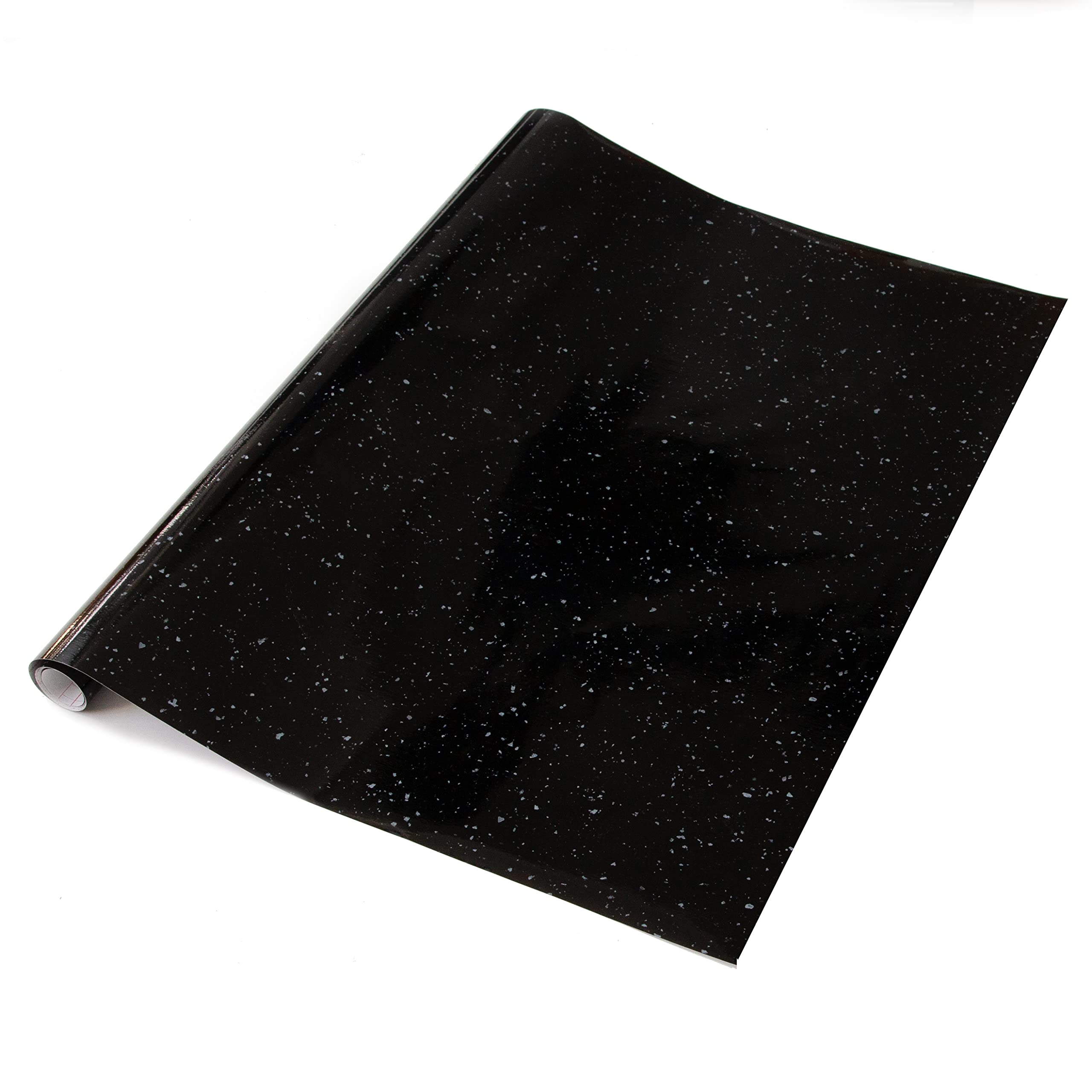 Self Adhesive Vinyl Wrap Film for Kitchen Worktops dc fix Black Granite Quartz (67.5CM, 13M)