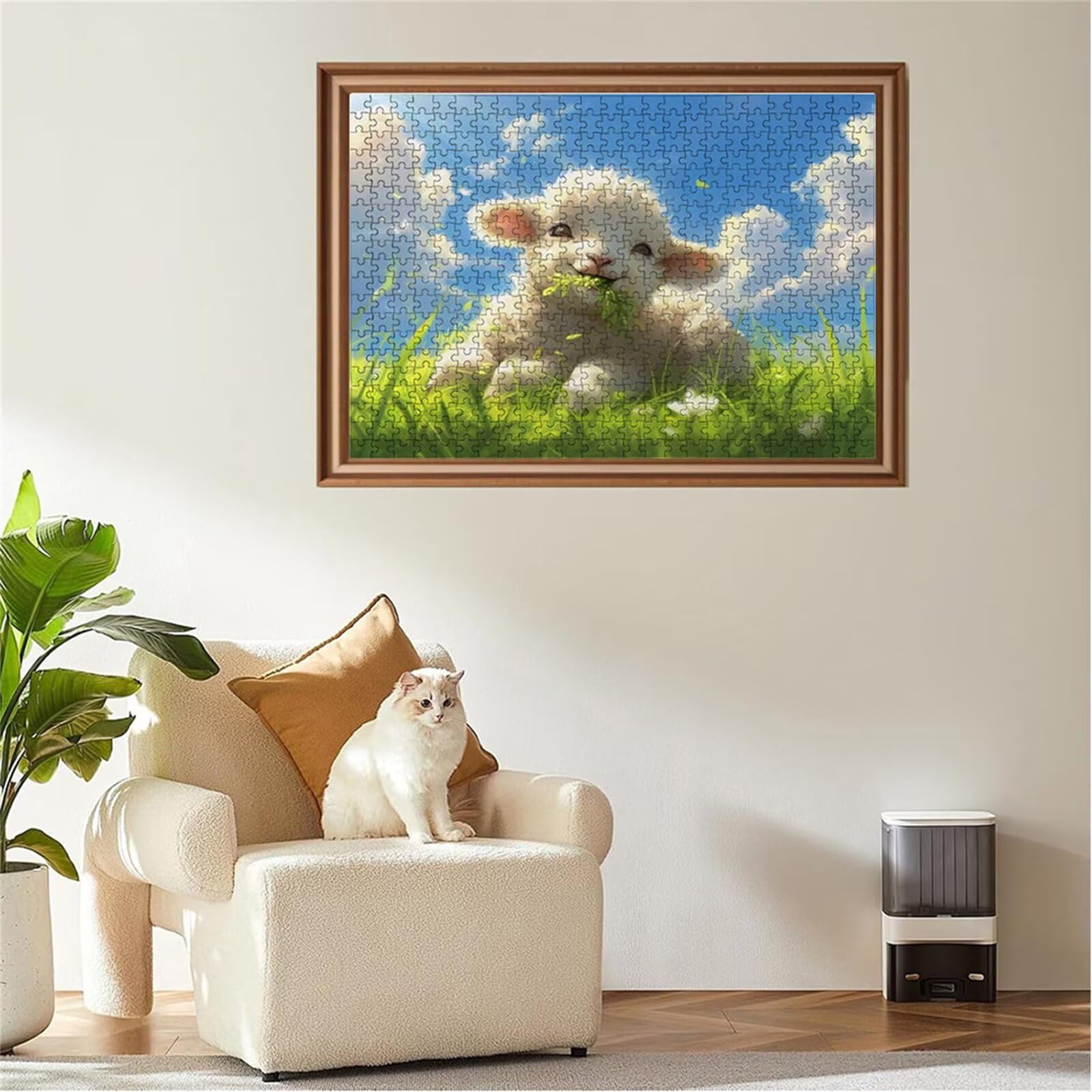 Puzzle 2000 sztuk owca puzzle zwierzę układanka drewniana, klasyczne dla dorosłych diY gra wyzwanie idealnie pasują między nimi literami z tyłu wysokiej jakości układanki dla dzieci dorosłych wiek 14