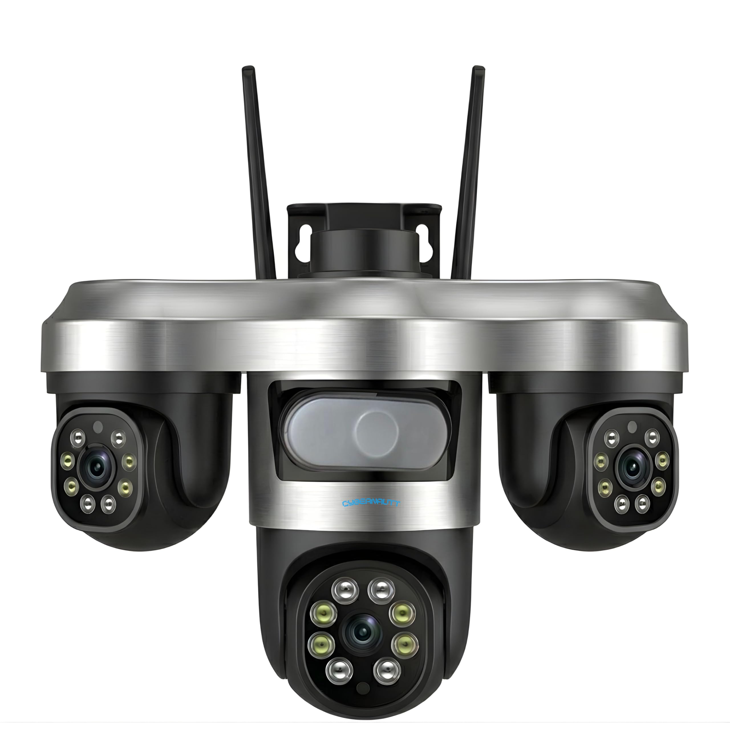 XUGA Cybernautt Series K18U 18MP Triple Lens 4G Sim Camera 4G Sim Wireless Outdoor CCTV Camera with Three Side View | 360° | Night Vision | Motion Detection| All 3 Lens Mobile Controlled-picture-26