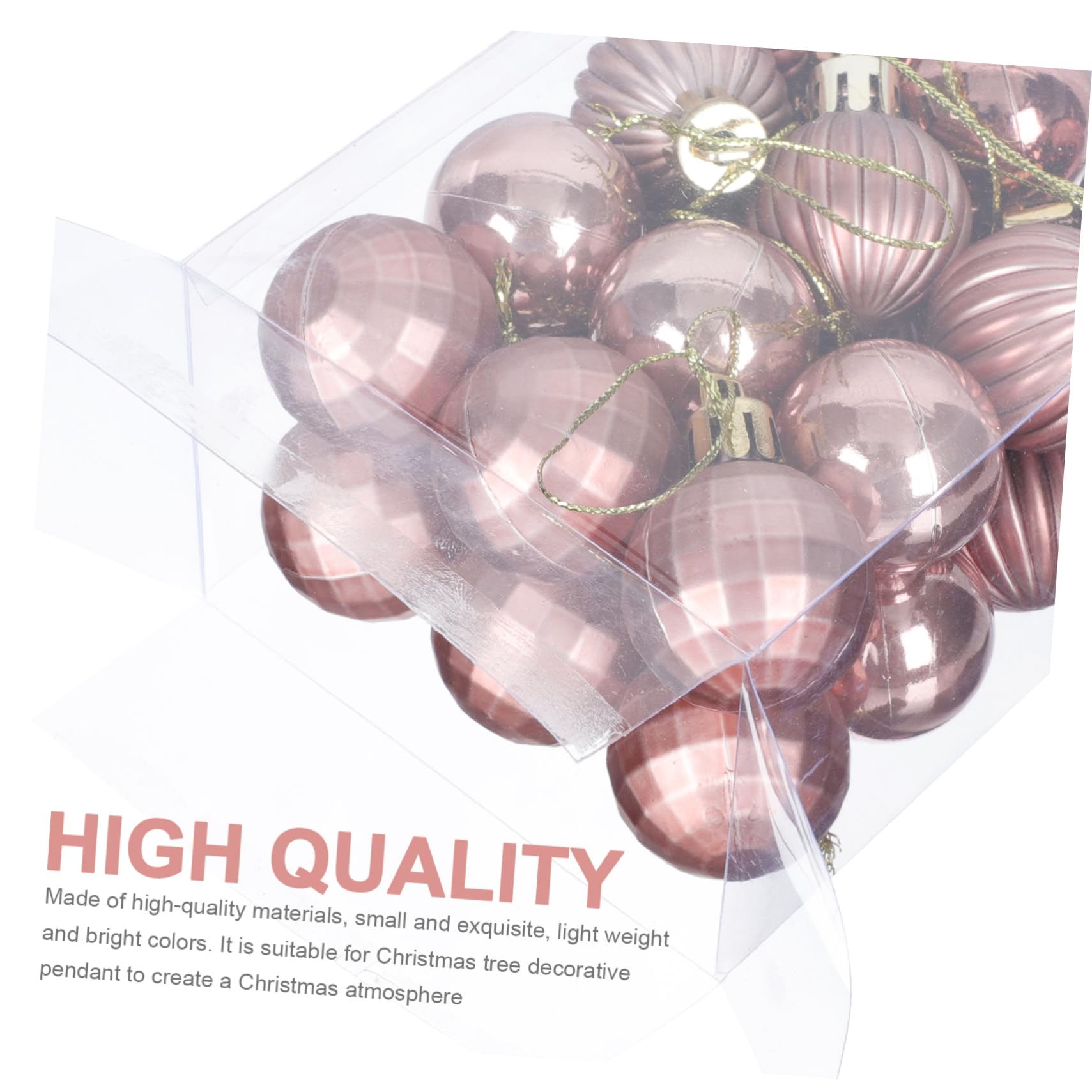 Amosfun 144 Pz Di Natale Palla Da Appendere Di Natale Artigianato Da Appendere Alla Festa Di Decorazione Dell'albero Di Ornamento Palla Di Palline Di Pvc