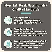 Vista 6 de Mountain Peak Nutritionals Fórmula Tranquility - Apoya la salud cerebral, el sueño y el manejo del estrés - Vitamina B6, vitamina B12 y adaptógenos