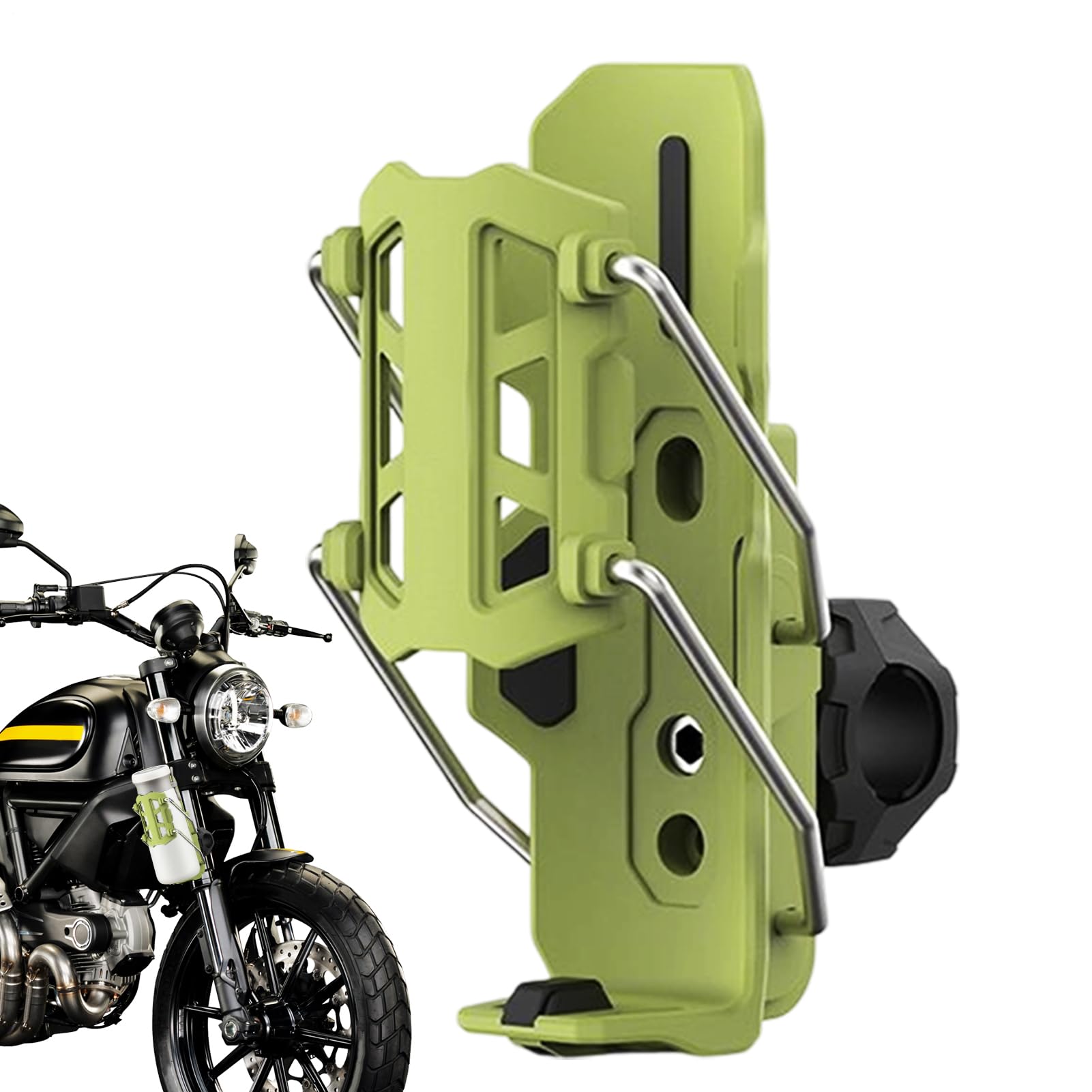 Portabotellas De Bicicleta Portavasos Giratorio Y Ajustable De 360 Grados | Portavasos Antideslizante Para Bicicletas Para Ciclismo en Carretera Montaña y en Scooter Motocicleta