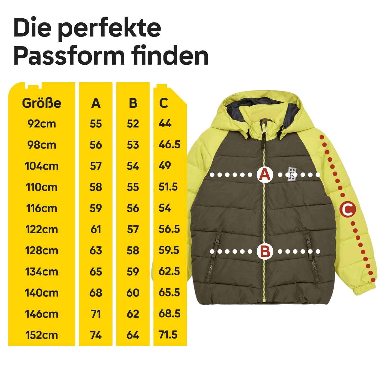 Kabooki LEGO® Jacke – Dunkeloliv – LWJIPE 704