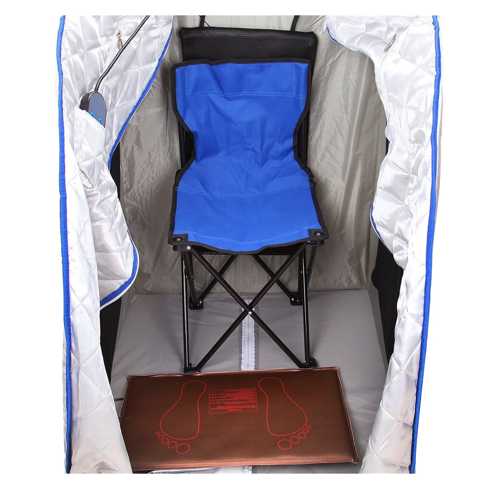 Manta de sauna Manta de sauna de infrarrojos Sauna portátil Adelgazante Sala de sauna personal Silla plegable Cámara de cabina Baño de sauna para la desintoxicación