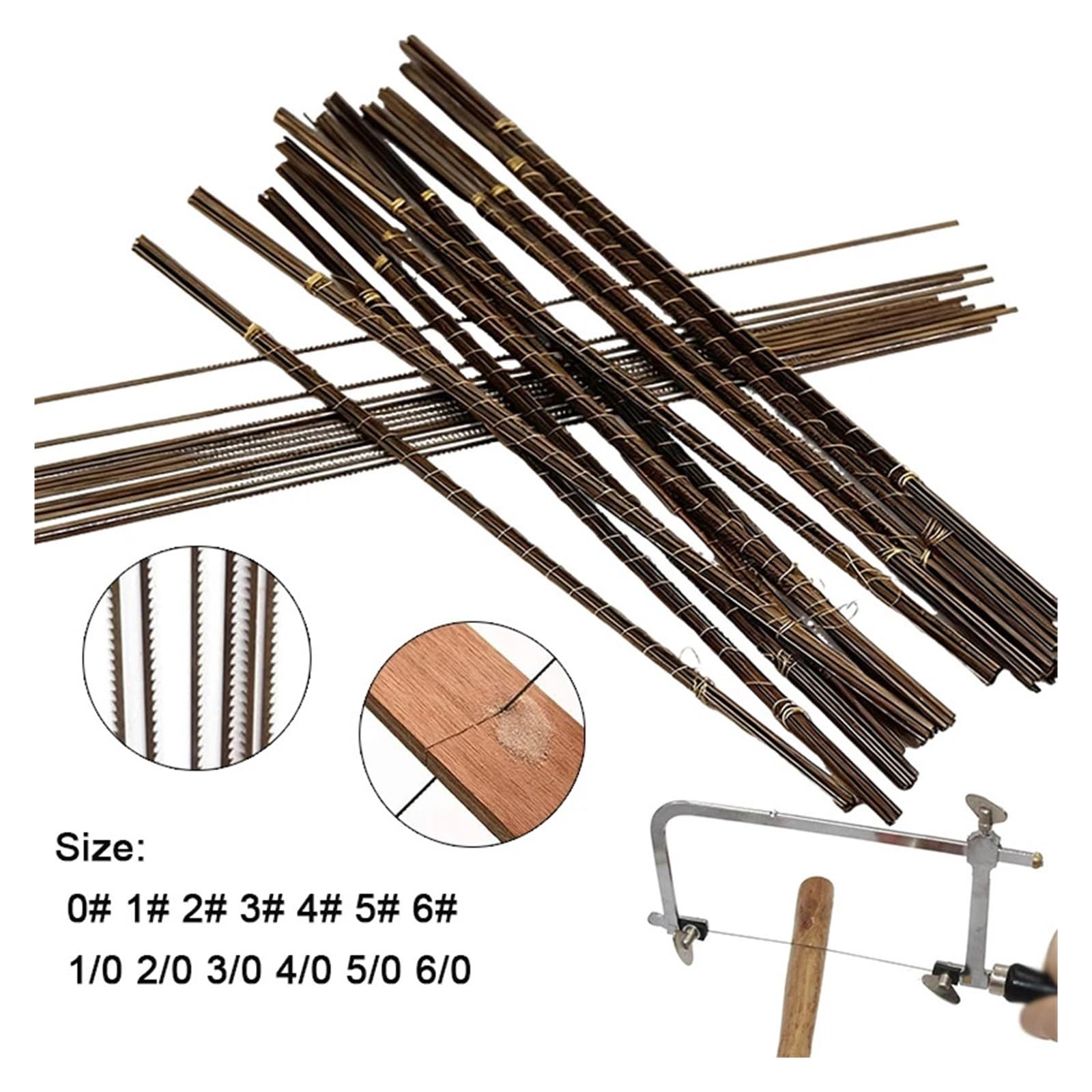 12/144 szt. Brzeszczoty brzeszczoty do pił obróbka biżuterii ręcznie przyrząd do cięcia metalu narzędzia rzemieślnicze do obróbki drewna(NO.5 144pcs)