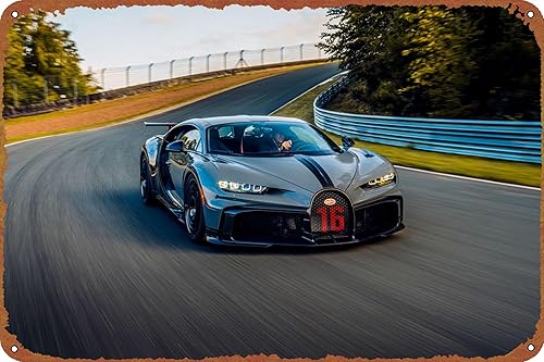 Bugatti Chiron Pur Sport Poster Bar Club Man Cueva Sala de estar, Cocina, Garaje, Baño, Decoración de Pared para el Hogar, 8 x 12 pulgadas disponible en Yaxa El Salvador