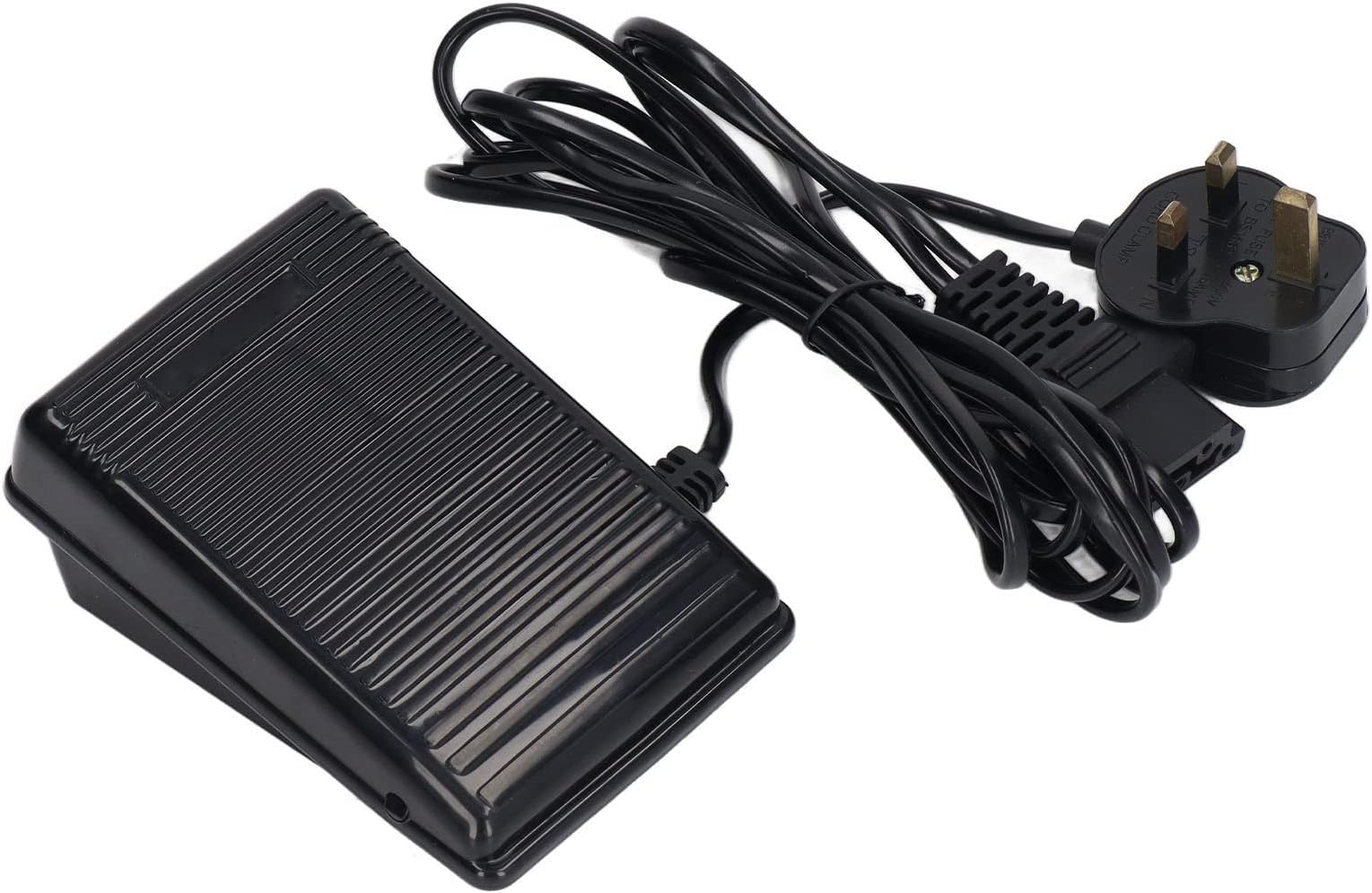 Foot Control Pedal, UK Plug 220V Anti Slip Foot Pedal Stable Sewing Machine Foot Pedal Easy to Install Foot Speed Control Pedal Sewing Machine Pedal
