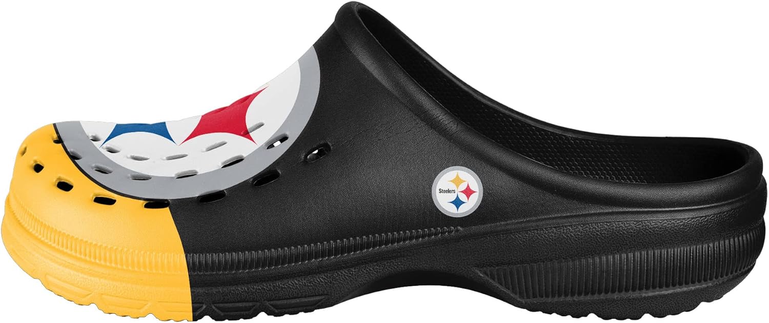 FOCO Men's NFL Team Logo Garden Water Sandals Shoes Slipper Clogs