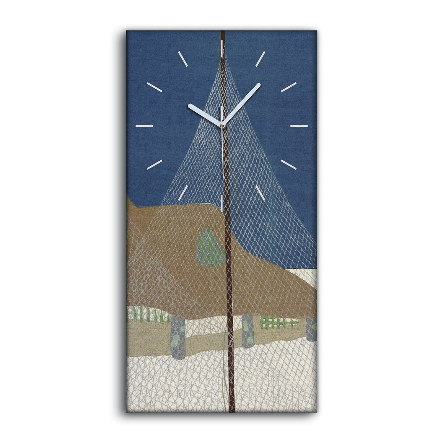 Horloge sur Toile sans tic-tac pour retrouver le calme dans votre bureau ou salon
