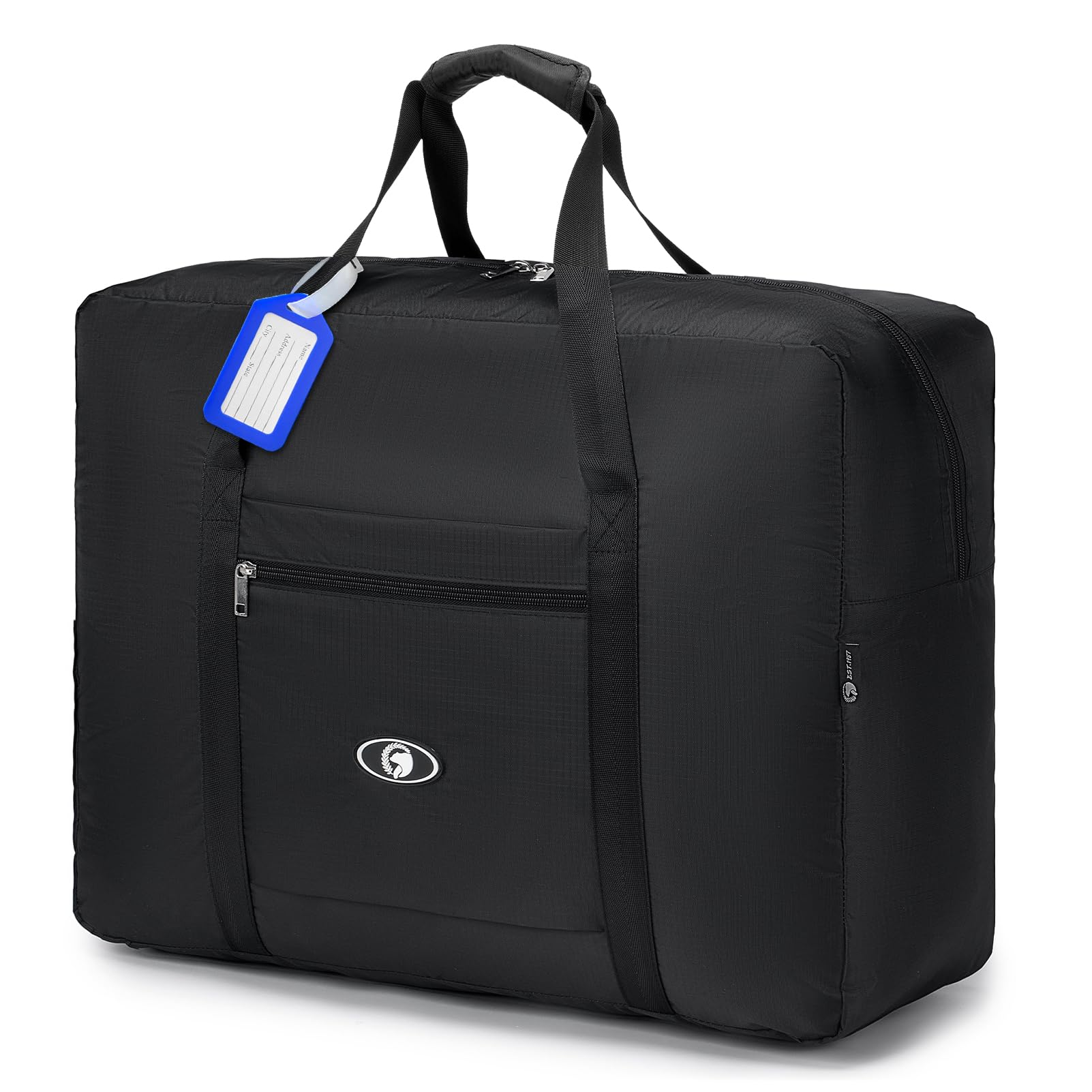 BAGZY Torba na Bagaż Ręczny 55x40x20 Składana Torebka dla TUI Airways Lufthansa, 45L Duża Torby Podróżna Samolot Lekki Wodoodporny Torba na Sportowa Siłownię Torby Szpitalna dla Mężczyzn i Kobiet
