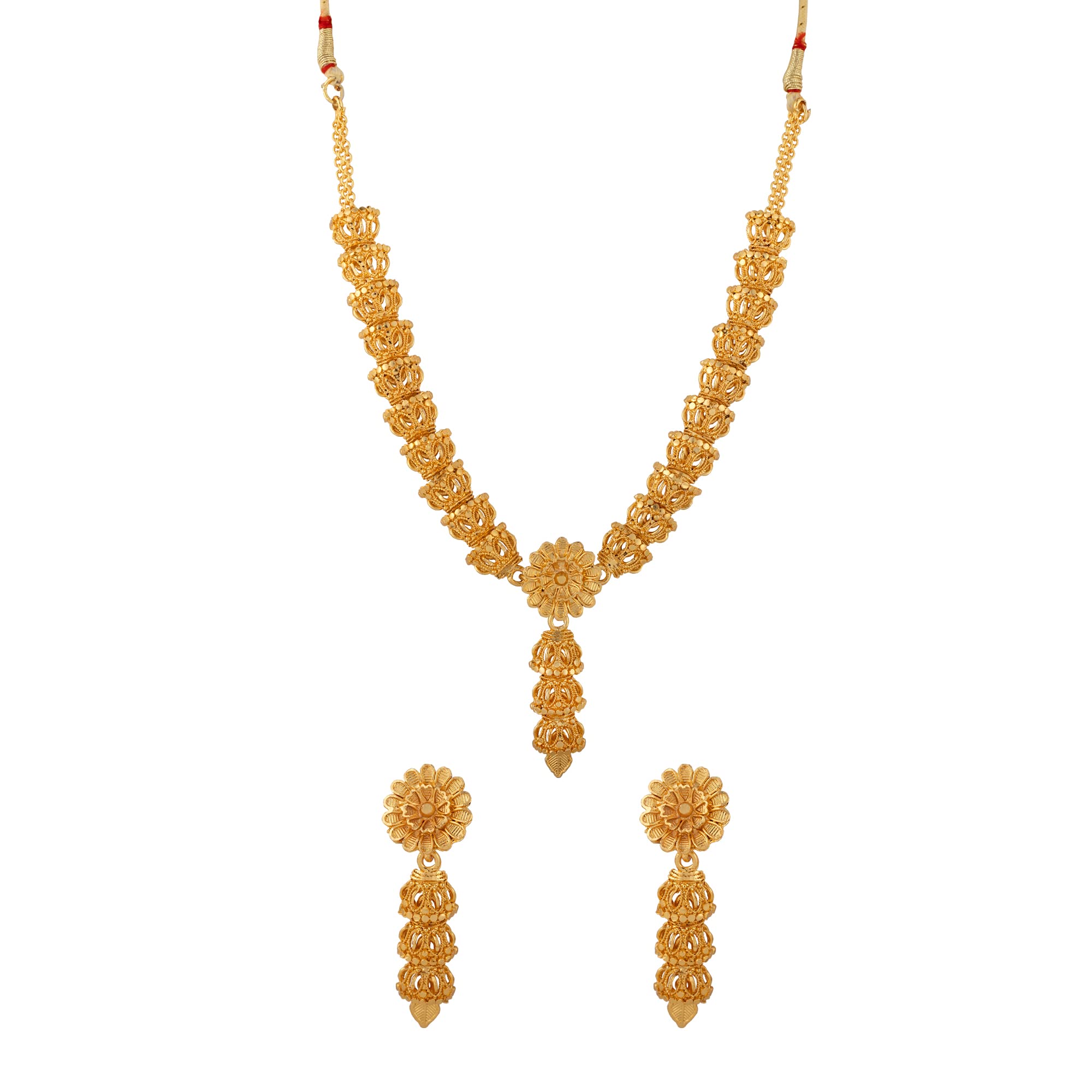 JILL FASHION Gold Plated Necklace Set for Women & Girls (Bell) (B09C5MZJ4K) Amazon Price History, Amazon Price Tracker