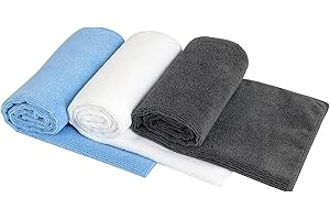 3-Pack Gray+Blue+White Fitness Sweat Towel