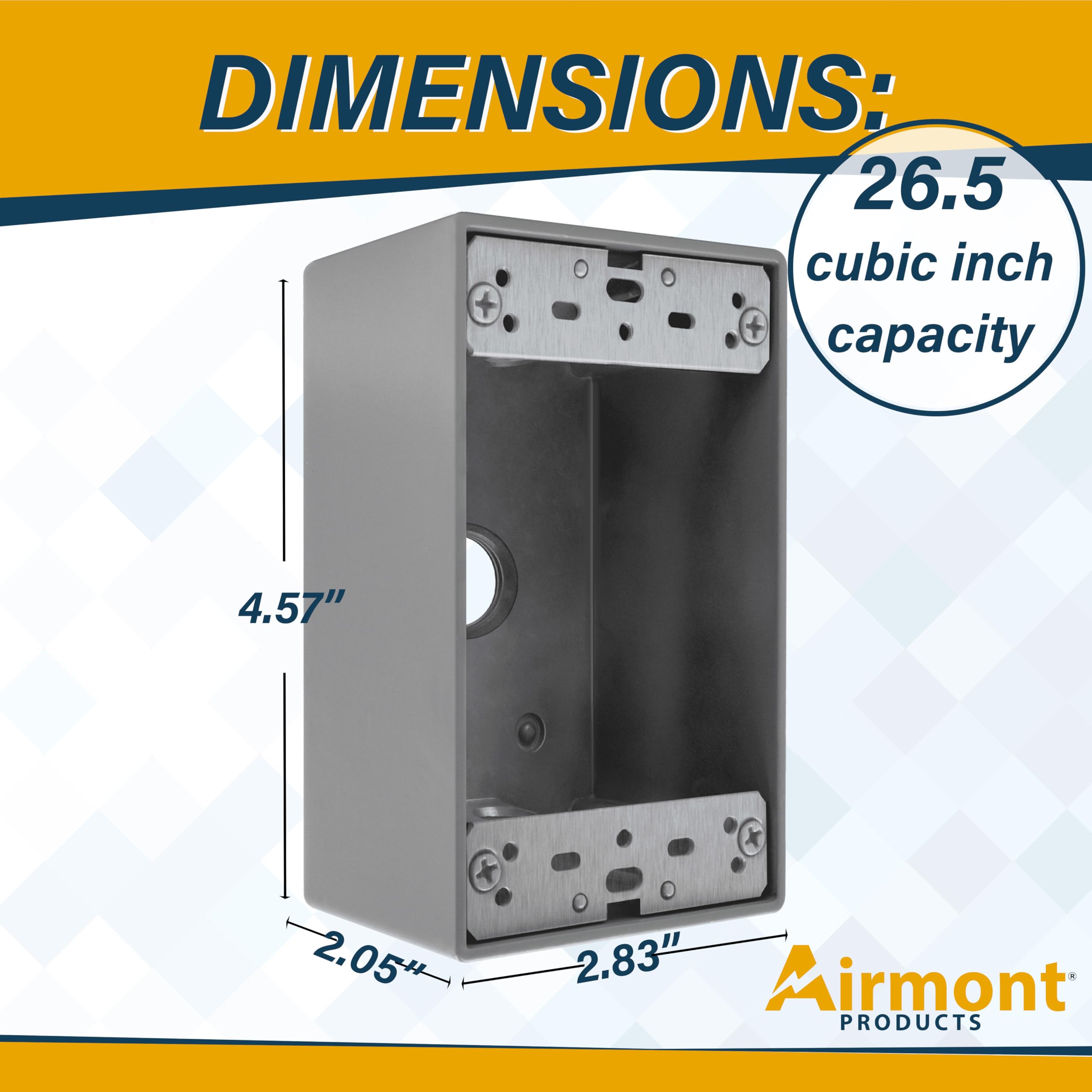 Weatherproof Outdoor Electrical Box - Metal & UL Listed -3 Weatherproof Outdoor Electrical Box - Metal & UL Listed -3