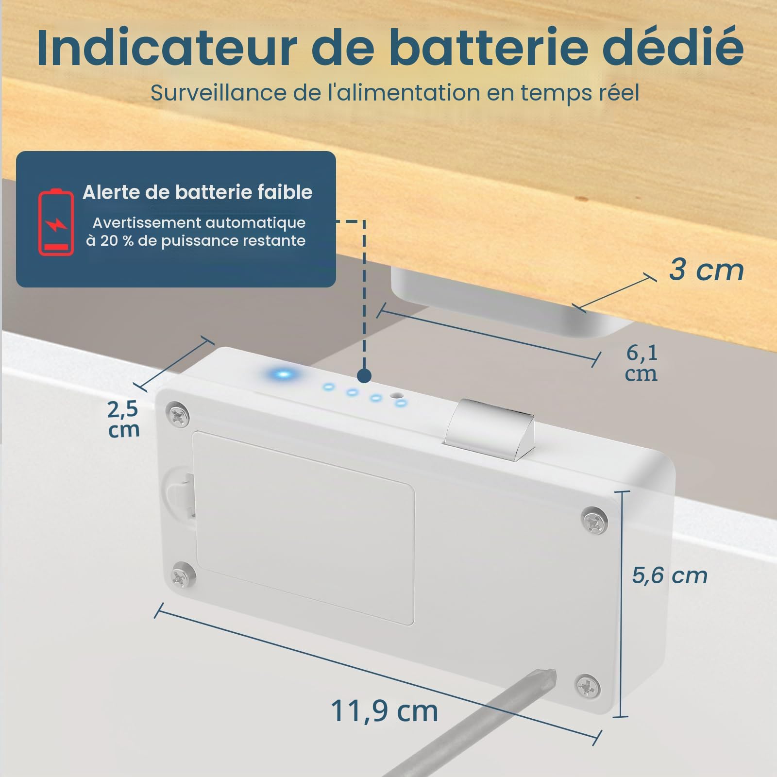 Serrure Connectée, Serrure RFID Bluetooth Serrure de Tiroir Électronique Serrure d'Armoire Intelligente NFC Sécurité Enfant Cachée