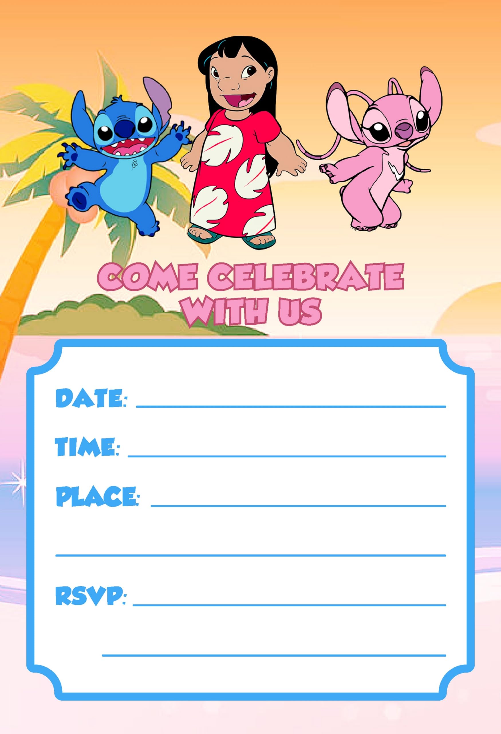 Amazon.com : NATURAL BEHAVIOUR 20x Lilo Kids Fun Pink-Themed Birthday Invitations and Envelopes – Fill-in Happy Birthday Party Invitations for Kids, 6X4 Inches, Postcard Style : Home & Kitchen amazon-com-natural-behaviour-20x-lilo-kids-fun-pink-themed-birthday-invitations-and-envelopes-fill-in-happy-birthday-party-invitations-for-kids-6x4-inches-postcard-style-home-kitchen