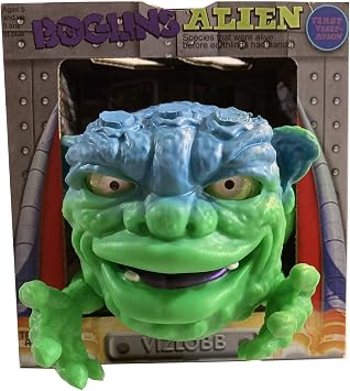 BOGLINS Alien Vizlobb 8 Collectible Figure with Super Stretchy Skin & Movable Eyes and Mouth, Popular Retro Toy from The 80s for Kids and Collectors