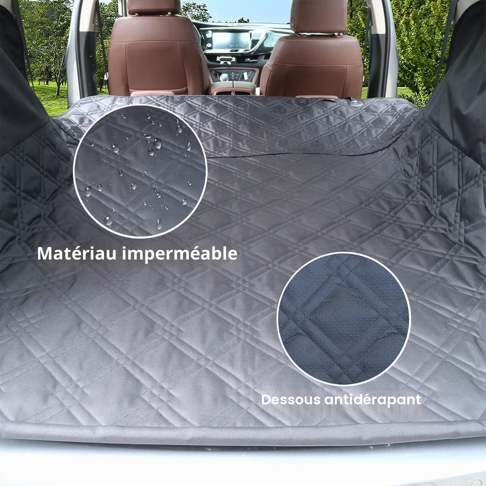 Housse De Siège d'Auto pour Chien De Coffre De Voiture Doublure De Coffre De Voiture Housse De Protection, Camion, SUV 134x201CM