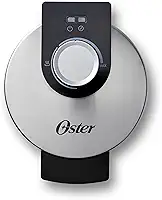 Oster Máquina de waffle belga antiaderente, ferro de waffle de cerâmica antiaderente