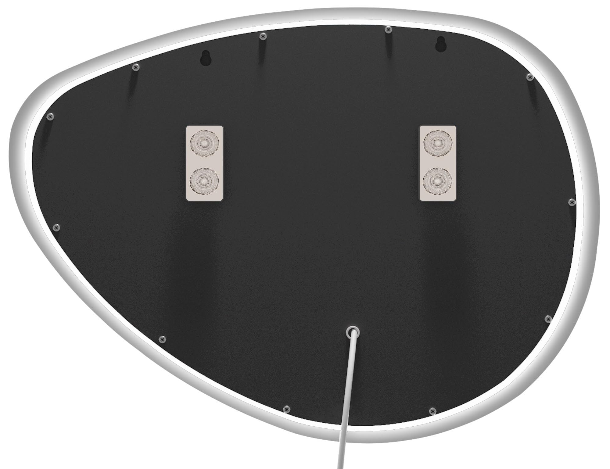 CLP Miroir de Salle de Bain Almafie avec éclairage, Miroir de Salle de Bain antibuée, Miroir Mural LED, avec ou sans Bluetooth, Contenu du Set:avec Bluetooth