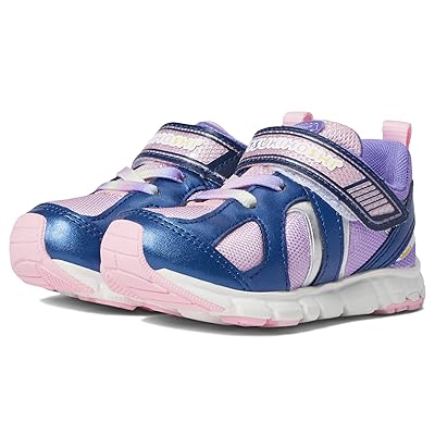 Tsukihoshi Kids Rainbow (Toddler/Little Kid) Girls Shoes Navy/Pink