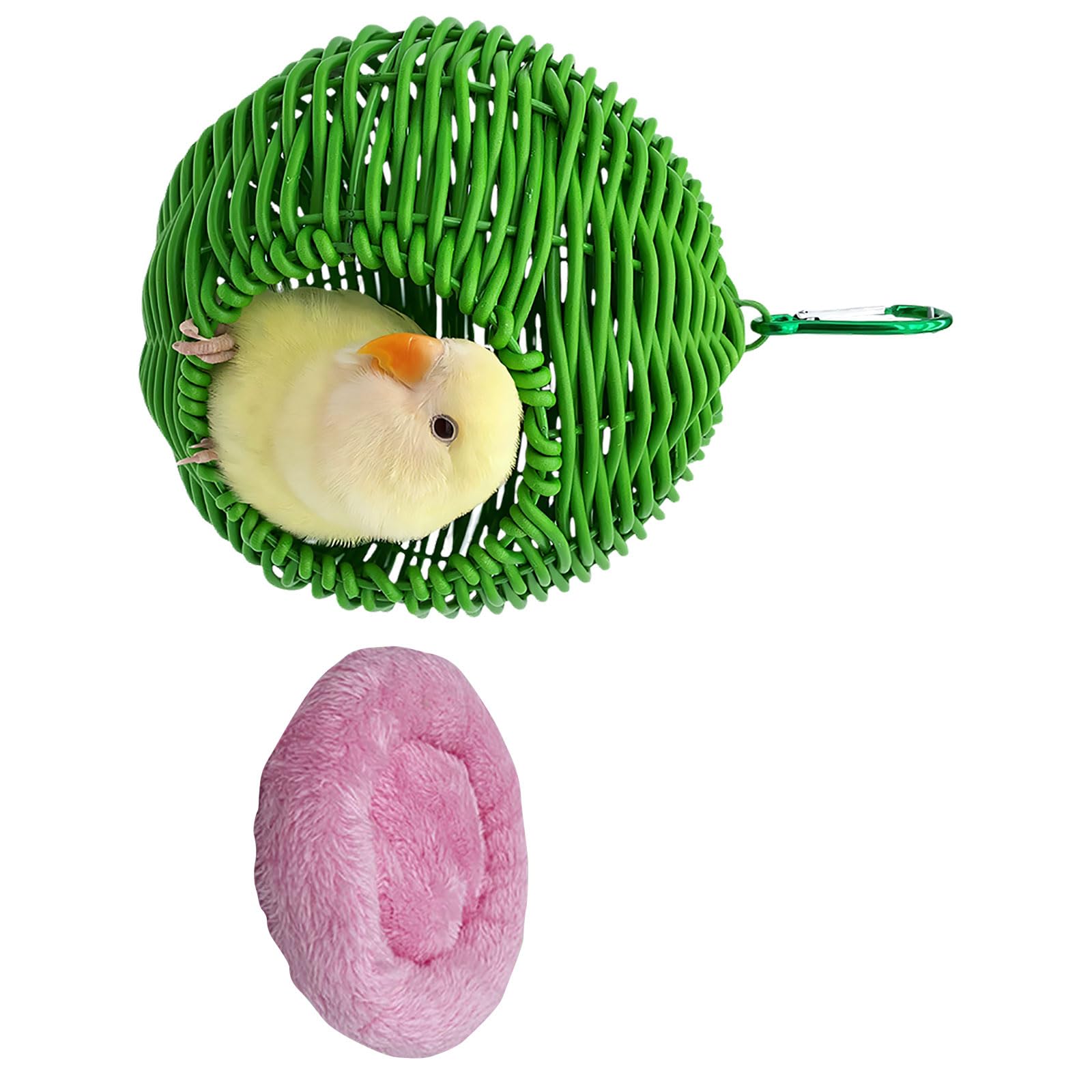 LUCKGONI Sturdy Woven Bird Nest House For Small Birds Year Round Use Indoor Outdoor Hanging