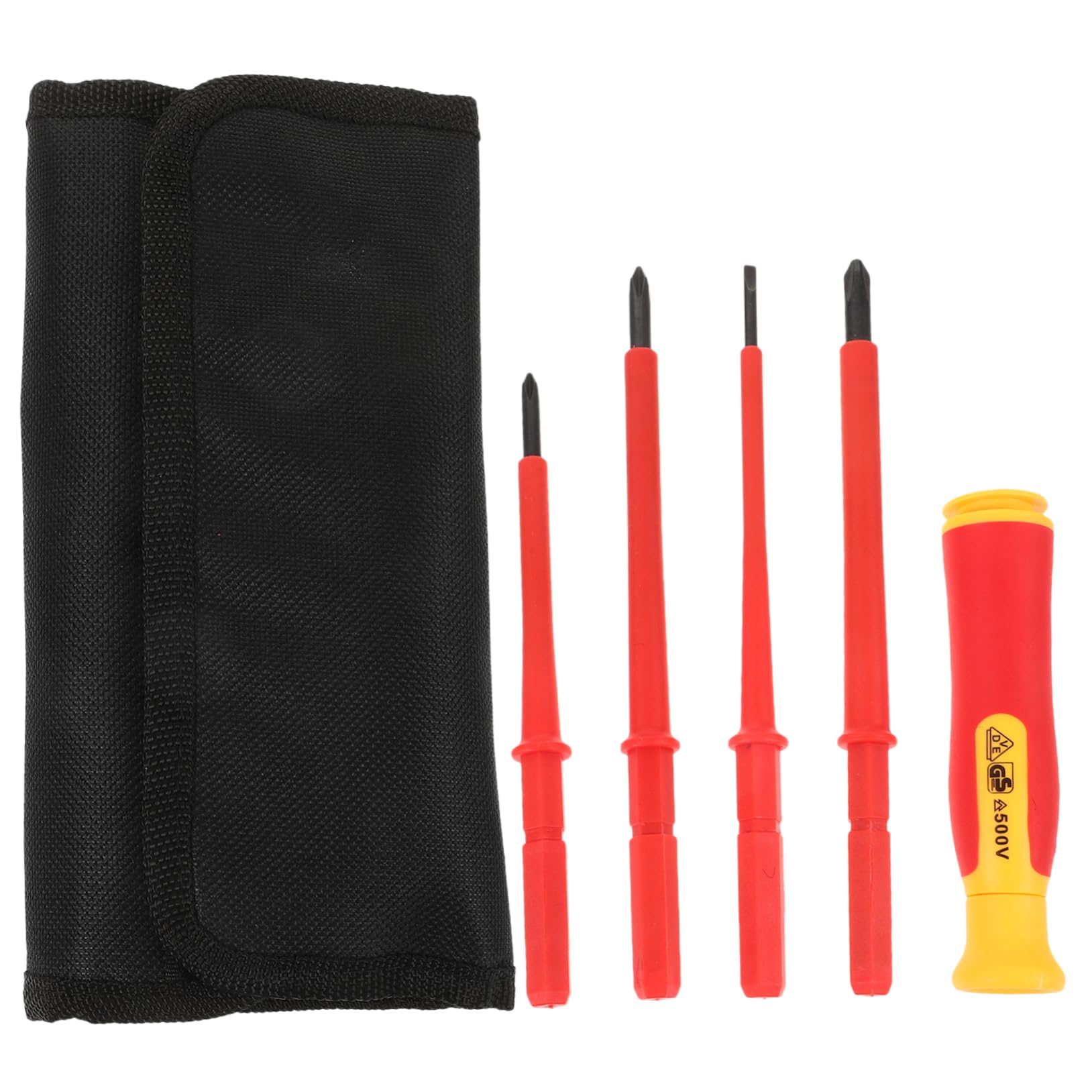 Operitacx 5 Set Set di cacciavite isolato per attrezzi da elettricista kit cacciavite elettrico cacciaviti Testa piatta chiave utensili elettrici strumento elettrico Strumenti elettrici pp