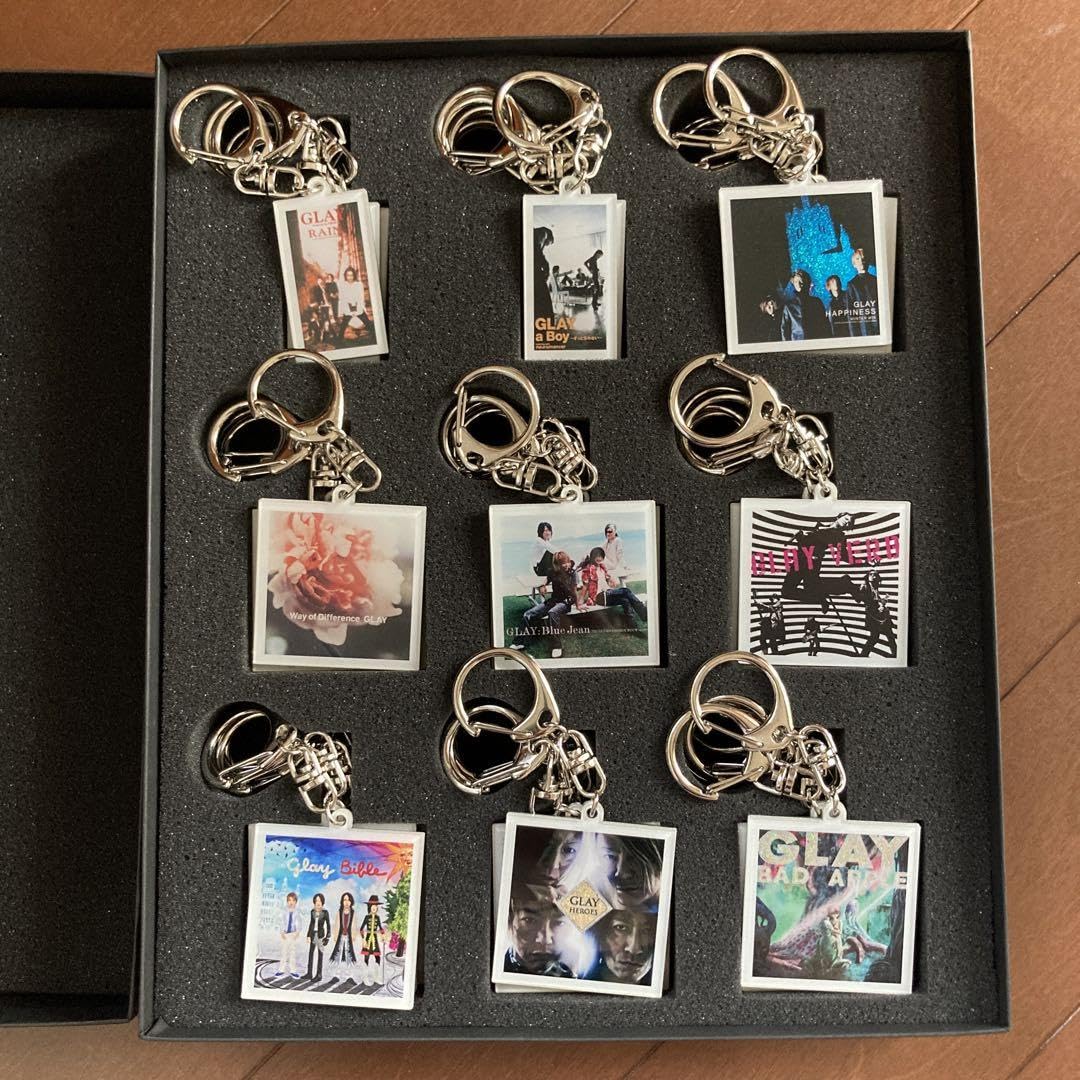 Amazon.co.jp: GLAY シングルジャケットキーホルダー コンプリートBOX 