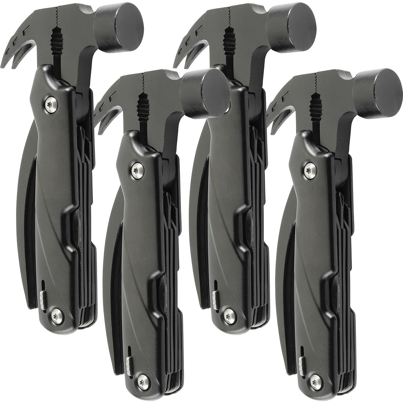 Juego de 4 de 12 en 1 - Martillo multitool mini., Accesorios para camping