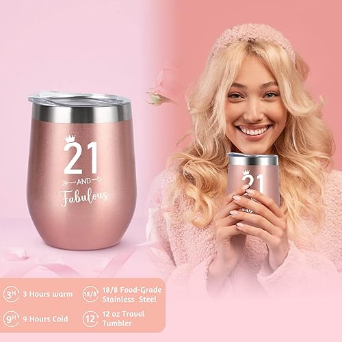 Miniatura 2 de Regalos de 21 cumpleaños para ella, cumpleaños 21, decoraciones de cumpleaños 21, regalos geniales de cumpleaños 21, regalos para mujeres de 21
