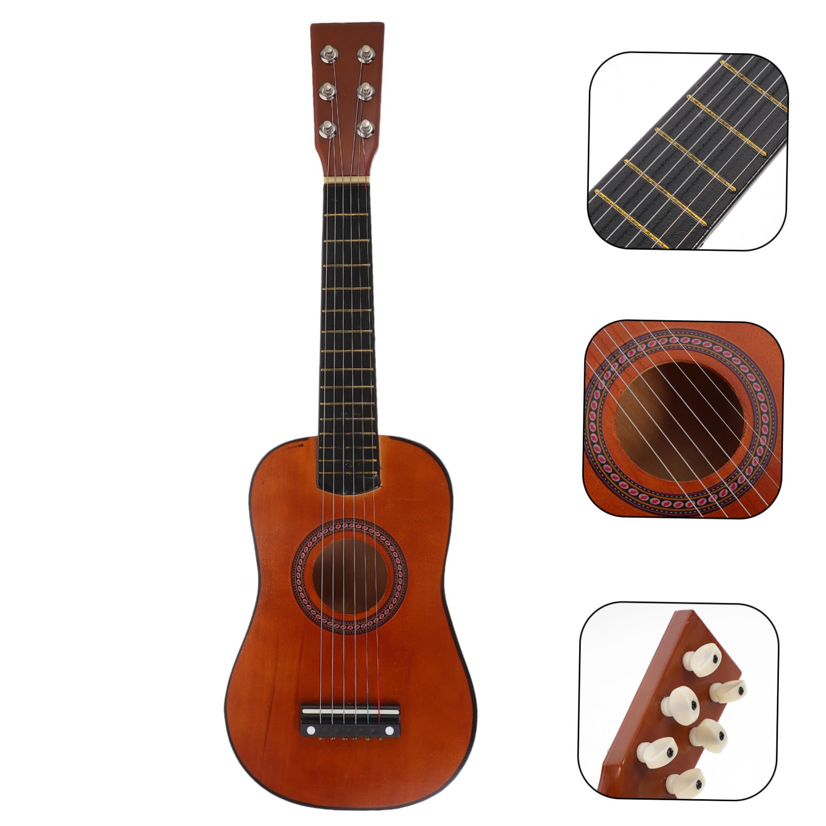 Guitarra de Madera para Niños 23 Pulgadas, Juguete Musical Educativo