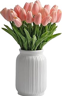 cn-Knight 30pcs Artificial Tulip Real Touch Flower for Wedding Home Decor Centerpiece
