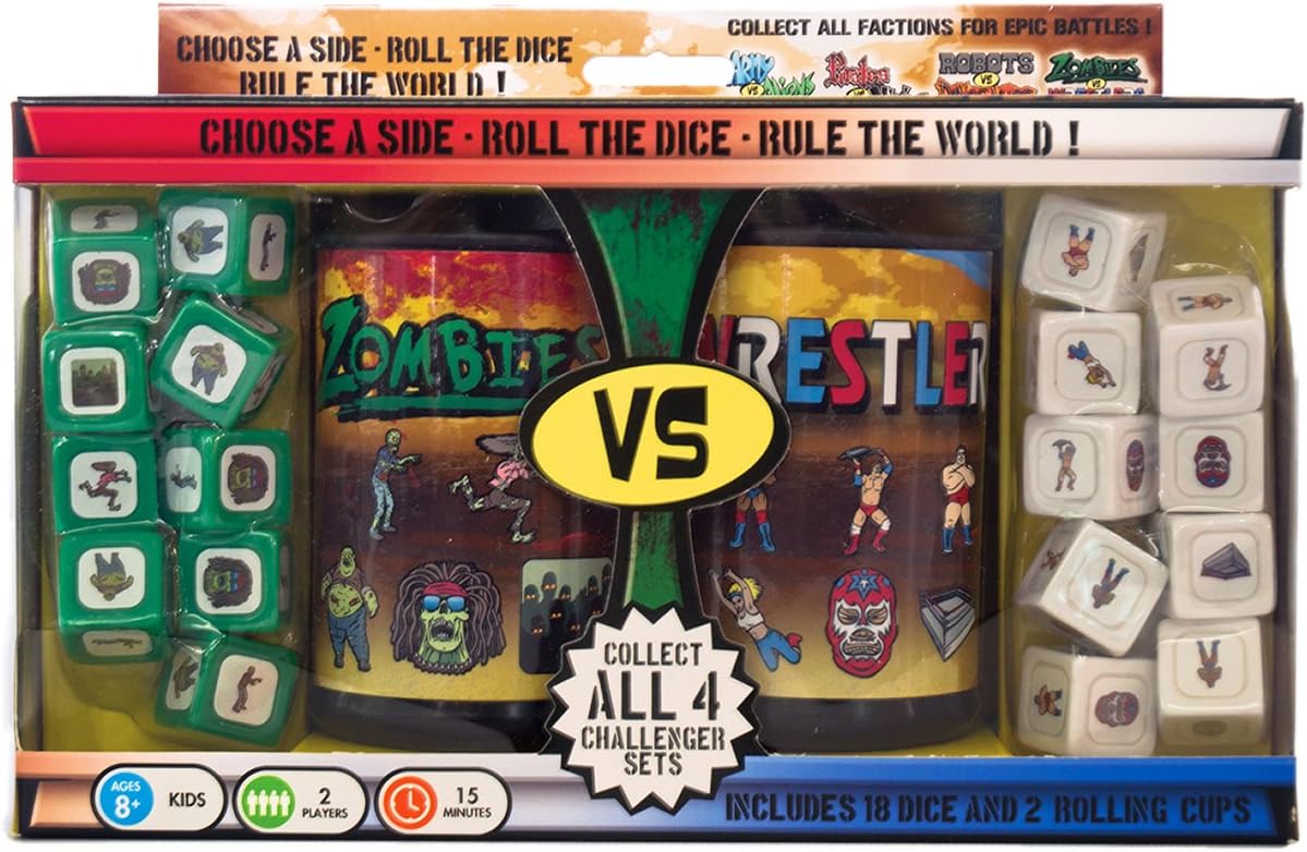 Zombies vs. Wrestlers Dice Game