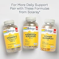 Vista 7 de SOLARAY Vitamin B Complex 100 mg, Healthy Energy Supplement, Red Blood Cell Formation, Nerve & Immune Support, Super B Complex Vitamins, Folic Acid