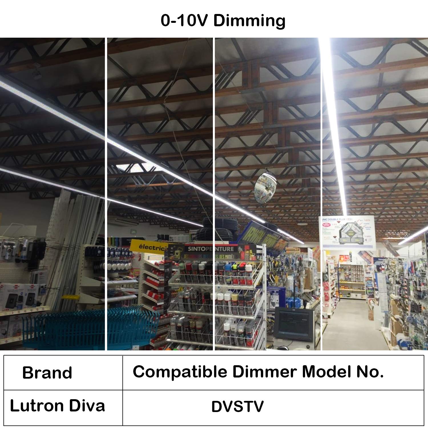 Hykolity 8FT LED Shop Light, 110W 14300LM Linkable LED Garage Light, [6