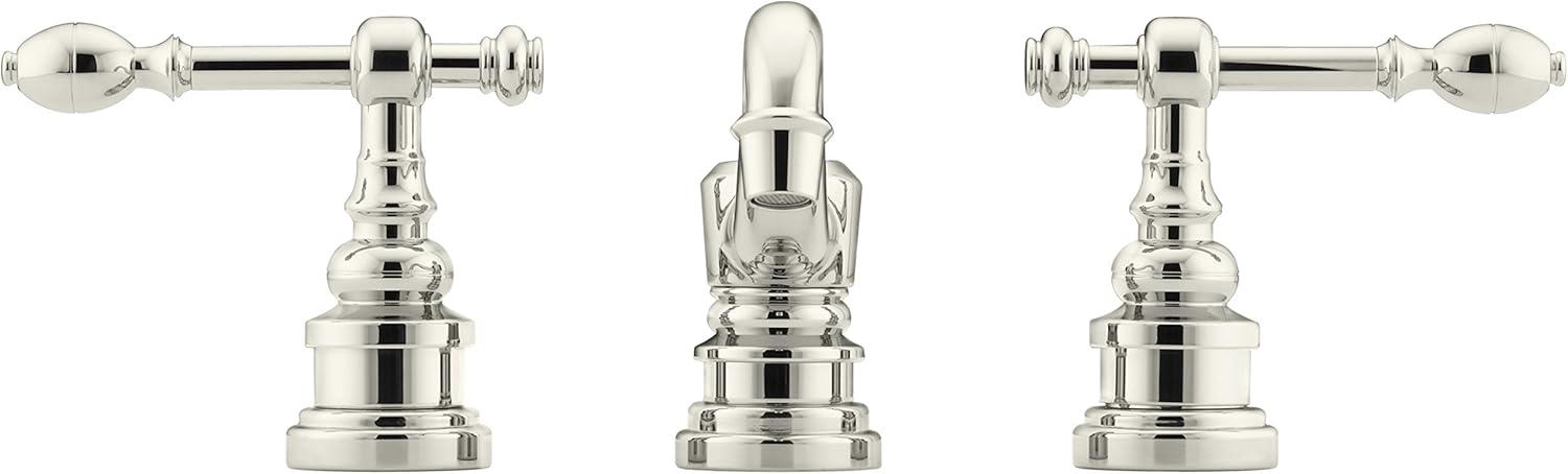 KOHLER K-6811-4-BV IV Georges Brass Widespread Lavatory Faucet, Vibrant Brushed Bronze