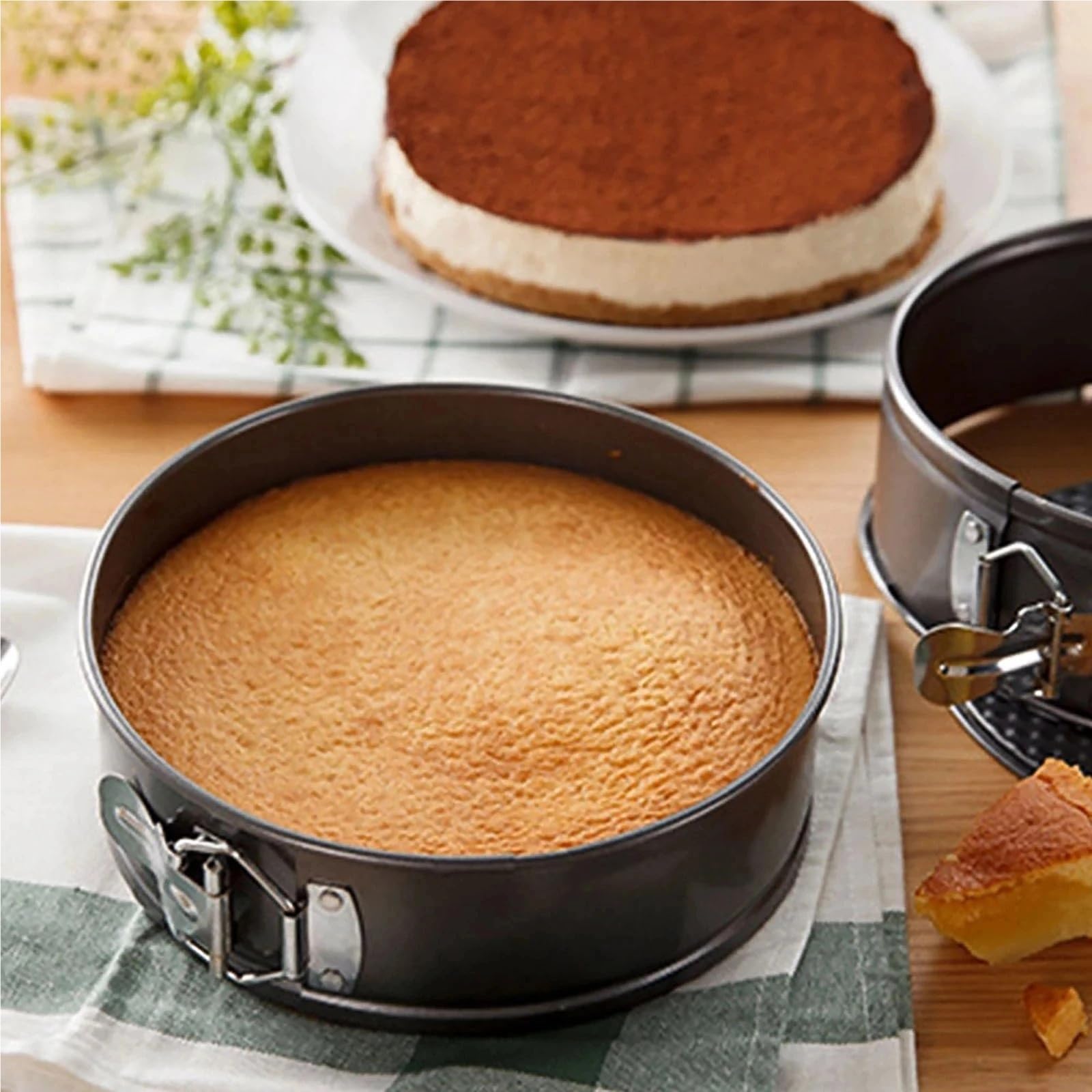 Molde for pasteles desmontable redondo de varios tamaños