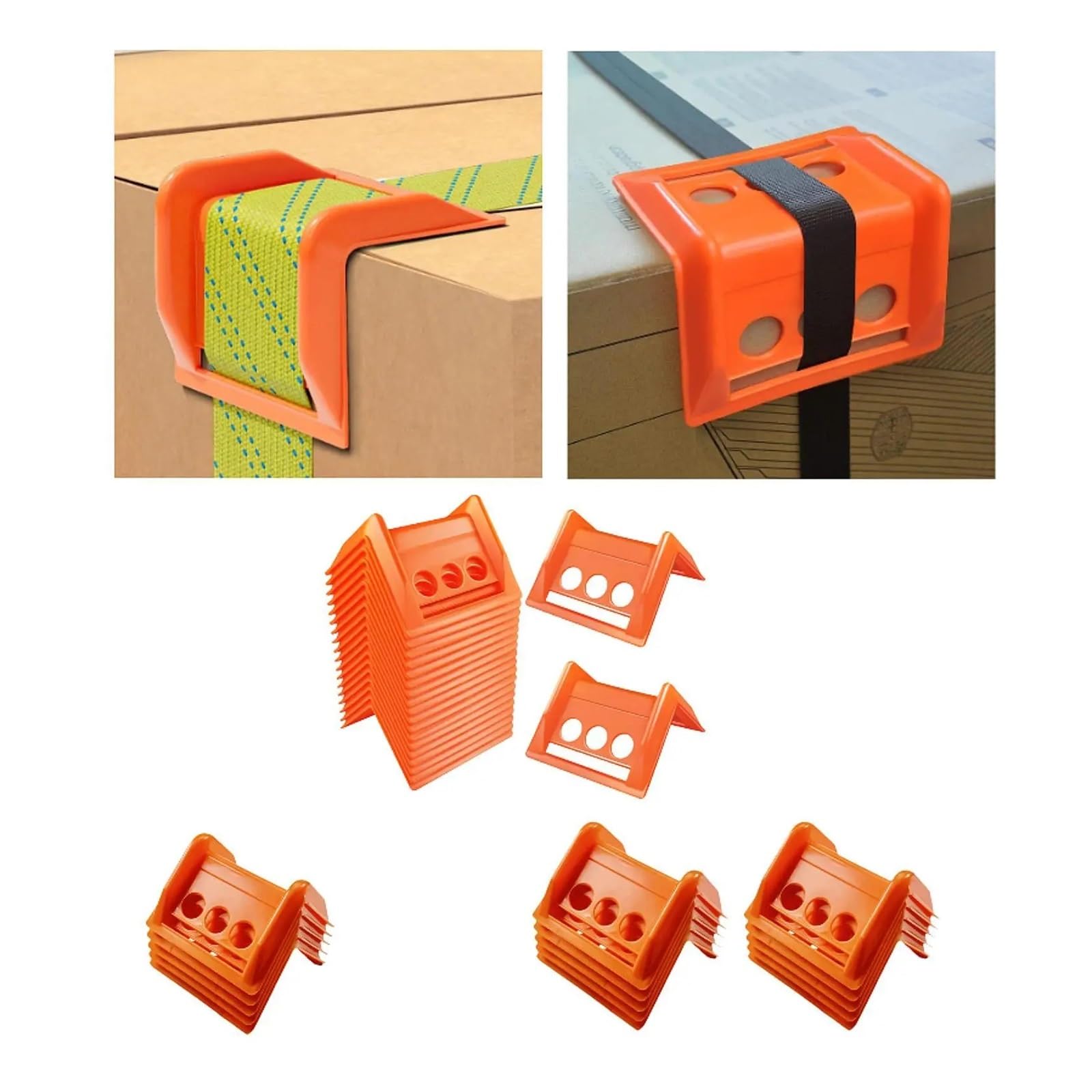 Protezioni angolari per bordi Protezione paraspigoli | Fissaggio del carico con copertura protettiva(20 Pieces)