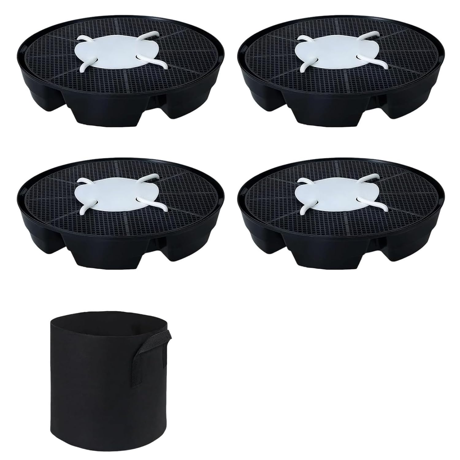 Auto Watering Garden Tray for Potted Plant Adjustable Hydrations Systems Durability Construction Indoor/Outdoor Plant Saucers