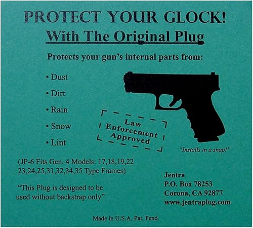 Miniatura 3 de NDZ Performance Jentra JP6 para Glock Gen 4-5 Grip Frame Plug Masonic Mason Calipers G Logo