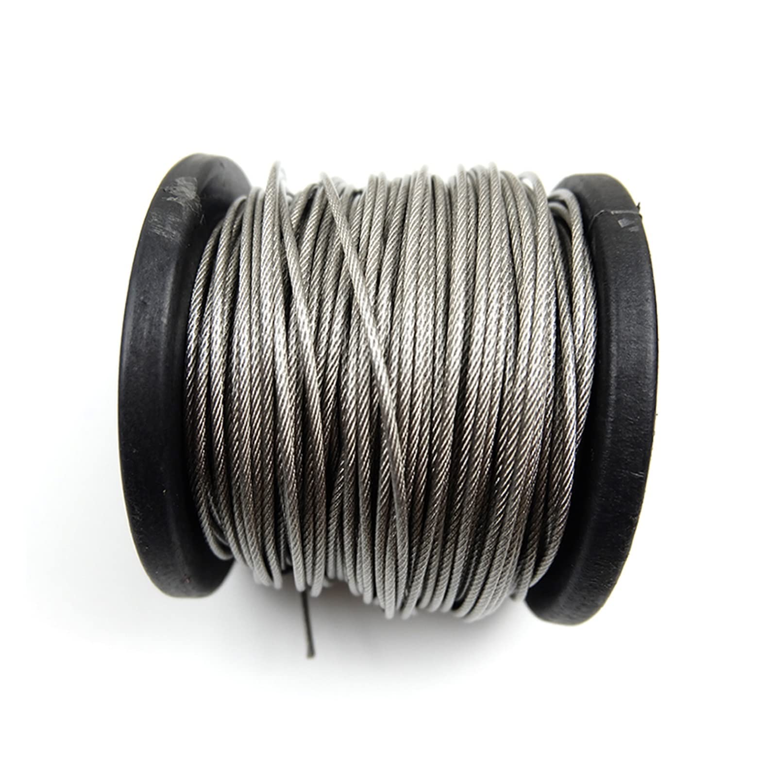 10Metres 3mm 7x7 PVC Coated Flexible Steel Wire Rope Soft Cable Transparent Stainless Steel Clothesline