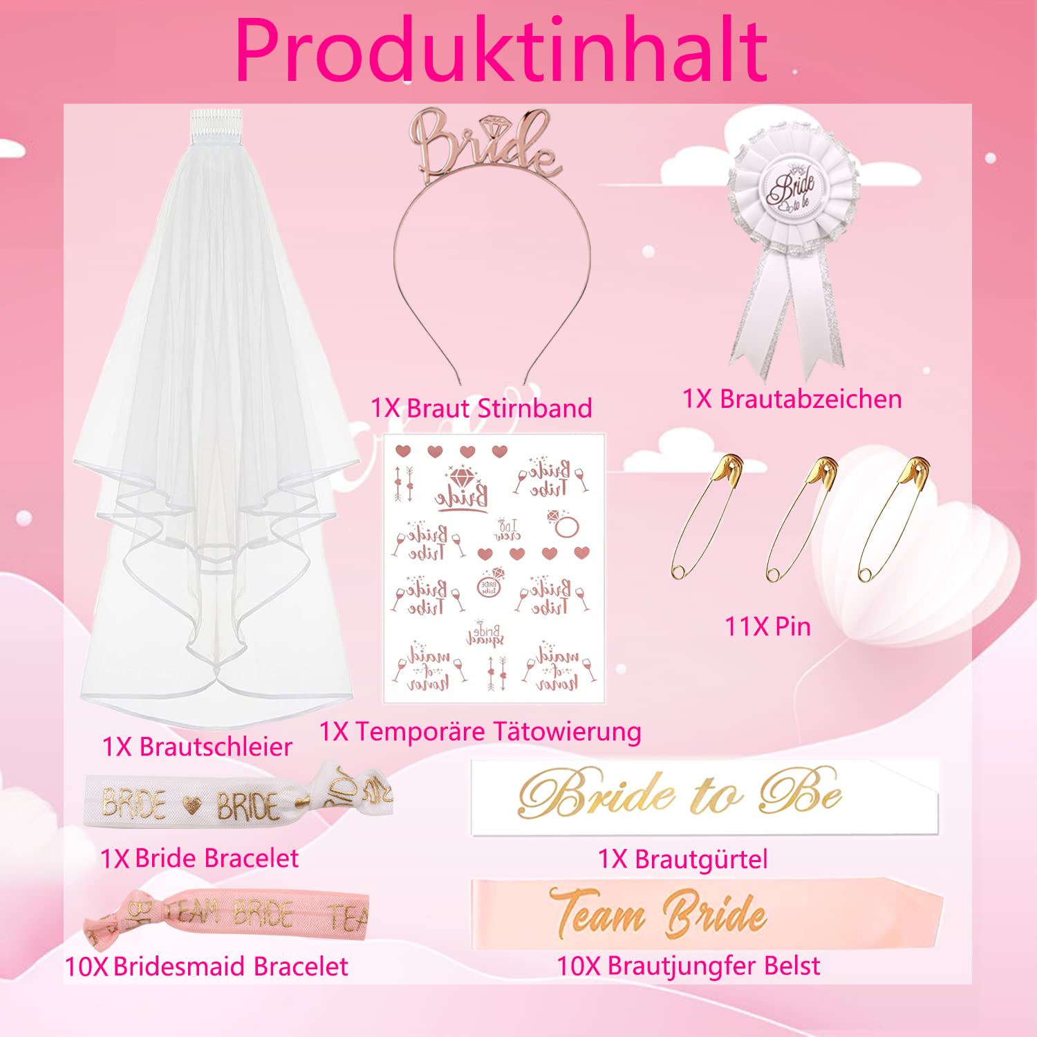 Team Bride blanco binnenwerk boek– Vrijgezellenfeest Herinneringen