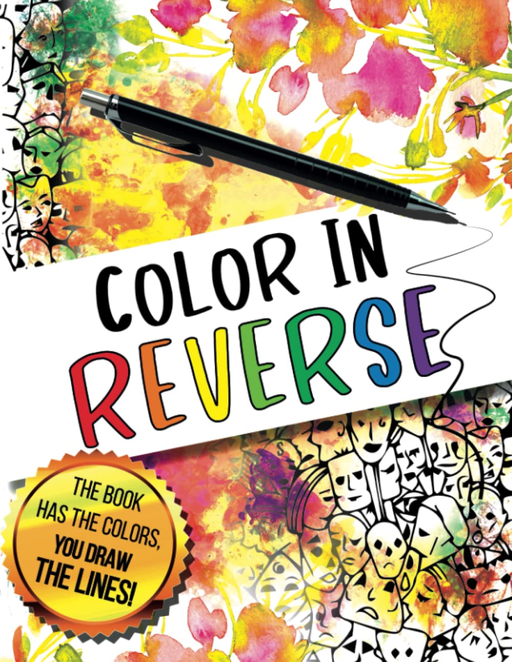 Buy Reverse Coloring Book: Coloring in Reverse Alcohol ink art ...