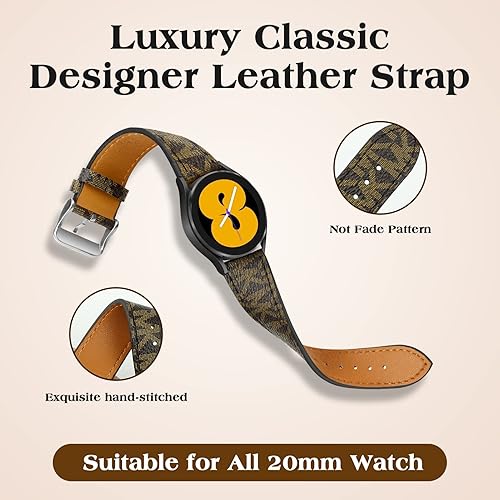 Miniatura 2 de Correas de cuero compatibles con Samsung Galaxy Watch 654 1.575 in 1.732 in6 Classic 1.693 in 1.850 in4 Classic 1.654 in 1.811 in, 0.787 in correas