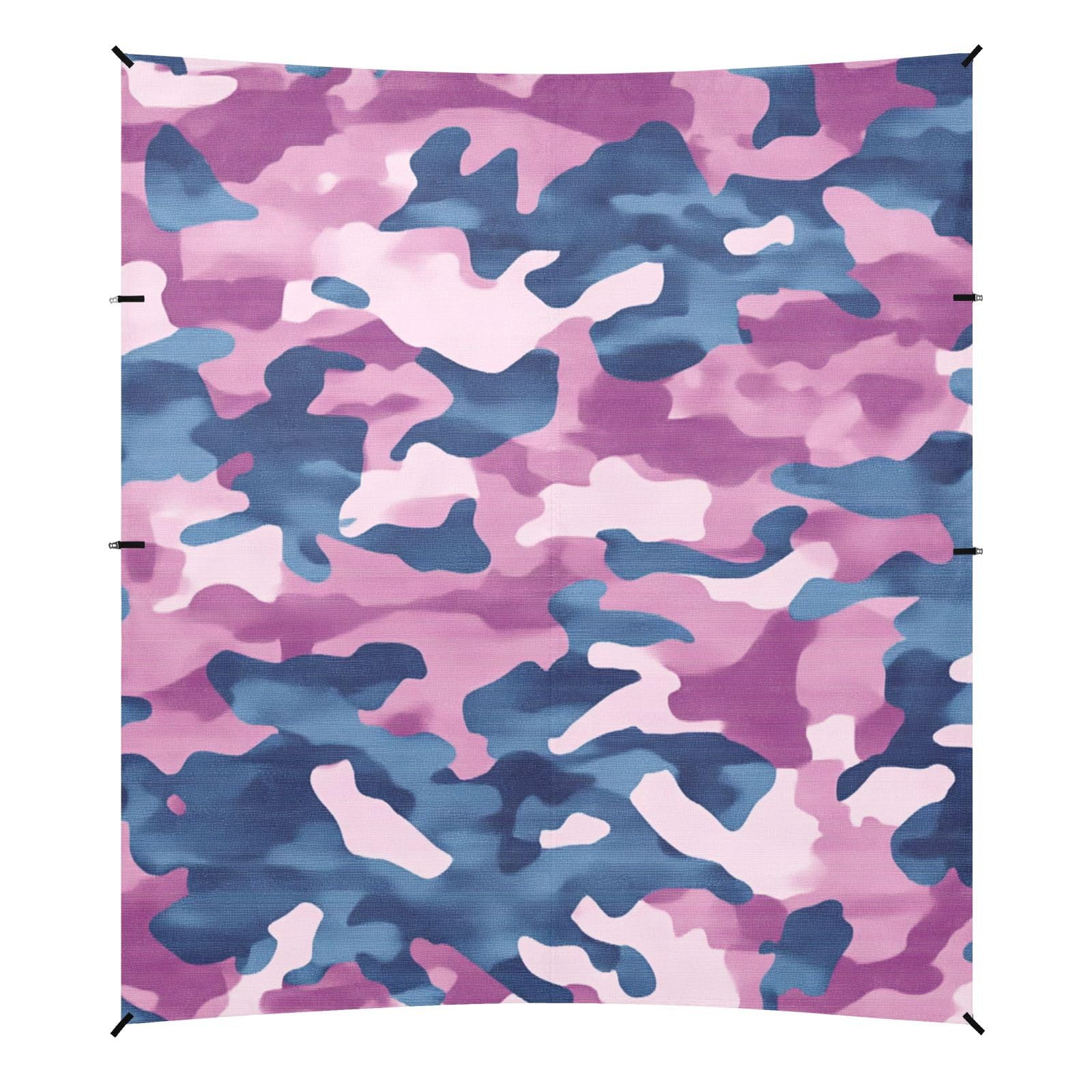 Denim Blue Beach Tent UPF50+ Protection Water-Resistant Sun Shade with Sandbags and Shovel for Camping, Picnics, Backyard & Fishing