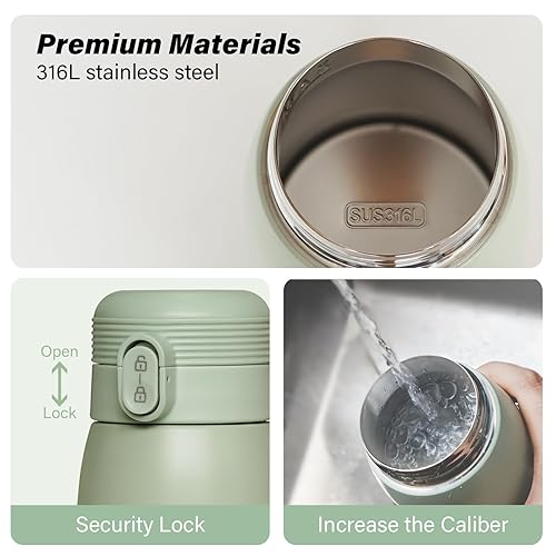 Miniatura 3 de Calentador de botellas portátil para viajes, 17 onzas, portátil, leche materna y calentador de agua, calentamiento de precisión rápida, control de