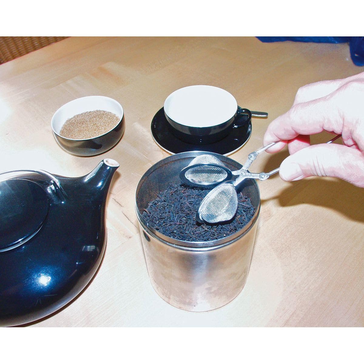 Fackelmann Cooking Bola de té con mango, 4,5cm, acero inoxidable. 1 ud.