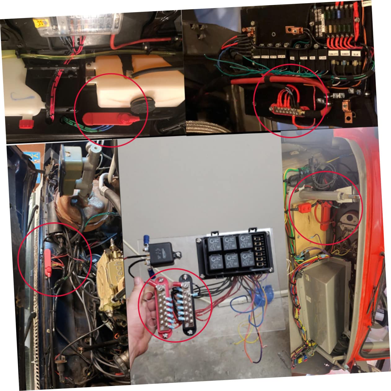 TEHAUX Morsettiera Barra Collettrice 12 Vie 48v 150a in Acciaio Inossidabile Per Camper, Imbarcazioni e Camion – Blocco Distribuzione Energia Per Uso Marino e Veicoli Commerciali